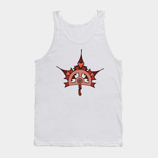 Steampunk Maple Leaf Tank Top